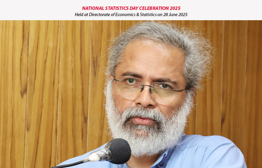 National Statistics Day celebration held at Directorate of Economics & Statisticson 28 June 2025.