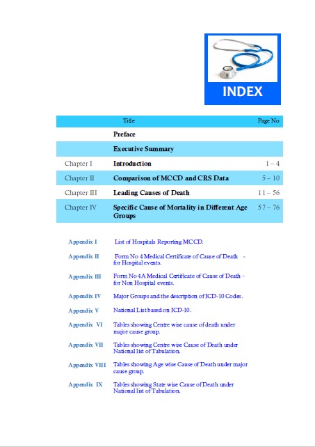 Report on Medical Certificate on Cause of Death 2012