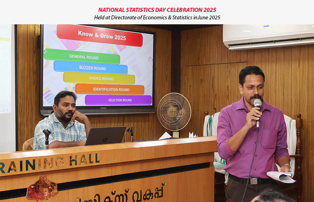Quiz programme held in connection with the National Statistics Day celebration in June 2025