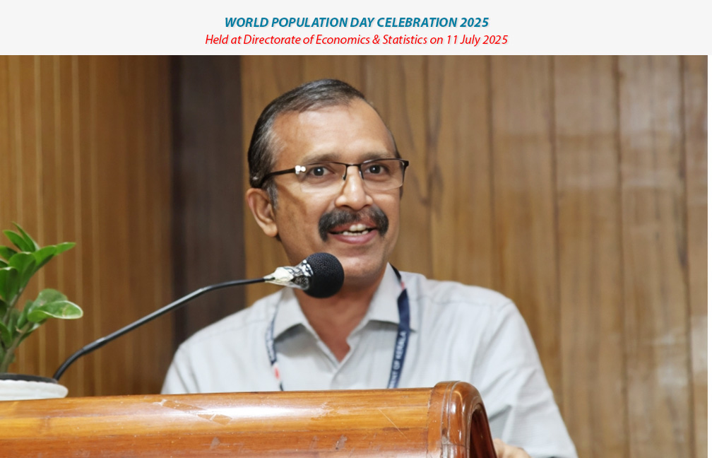 World Population day celebration held on 11-07-2025. Director Sri. Rajath G S inaugurates the programme.