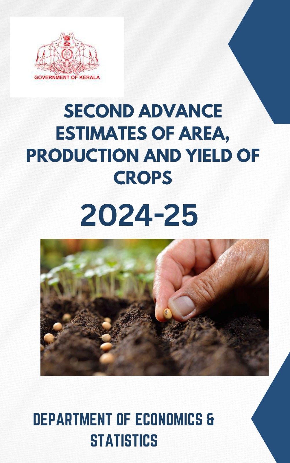 Second Advance estimate of area and production of crops 2024-25