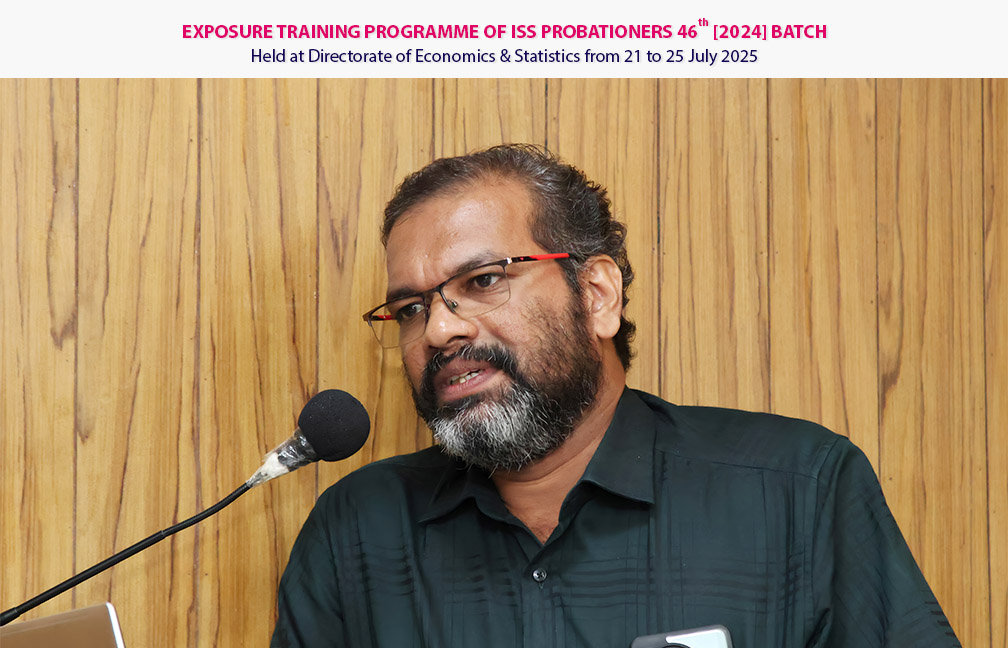 Exposure training of probationers of ISS 2024 batch held at Directorate on 21-07-2025.