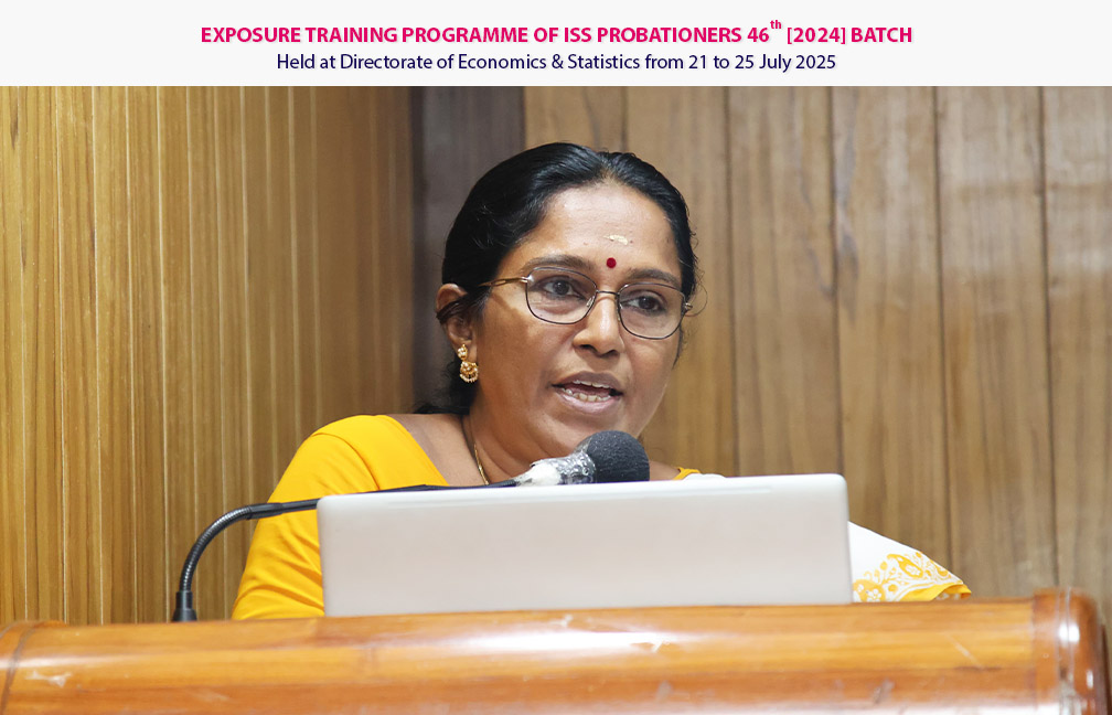 Exposure training of probationers of ISS 2024 batch held at Directorate on 21-07-2025.