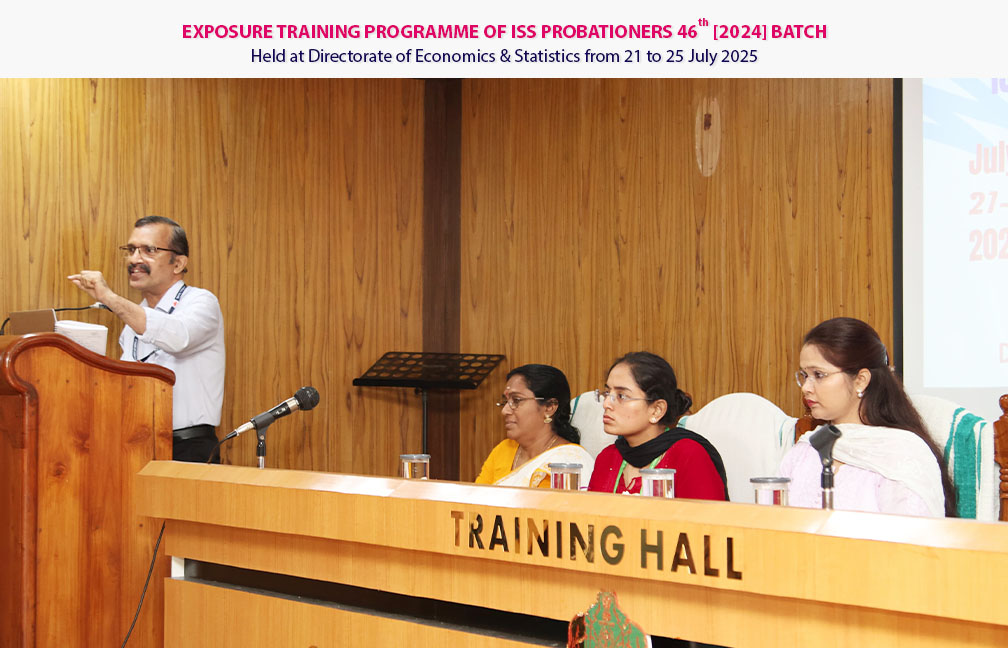 Exposure training of probationers of ISS 2024 batch held at Directorate on 21-07-2025.