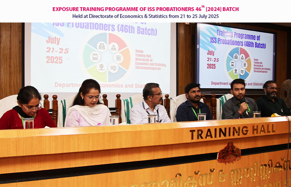 Exposure training of probationers of ISS 2024 batch held at Directorate on 21-07-2025.