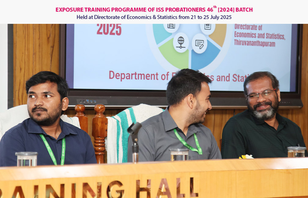 Exposure training of probationers of ISS 2024 batch held at Directorate on 21-07-2025.