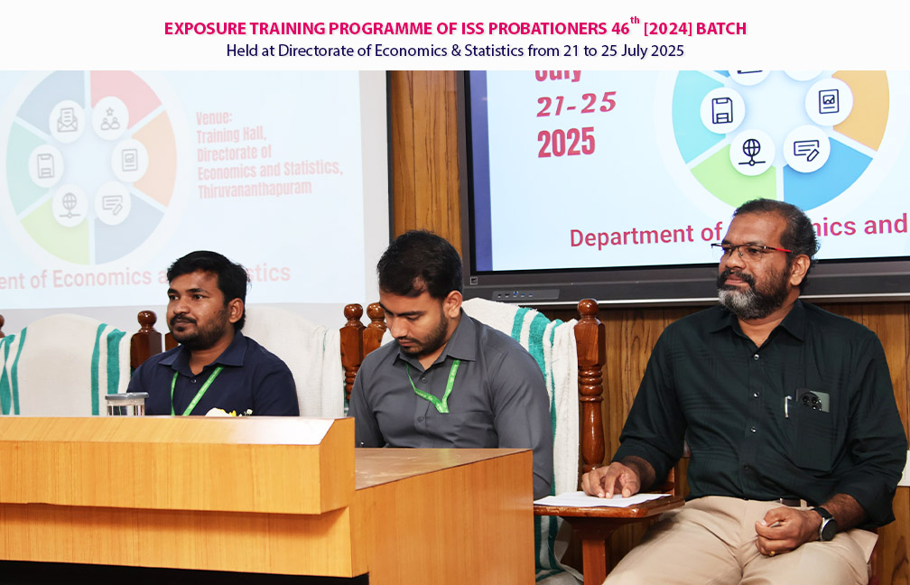Exposure training of probationers of ISS 2024 batch held at Directorate on 21-07-2025.