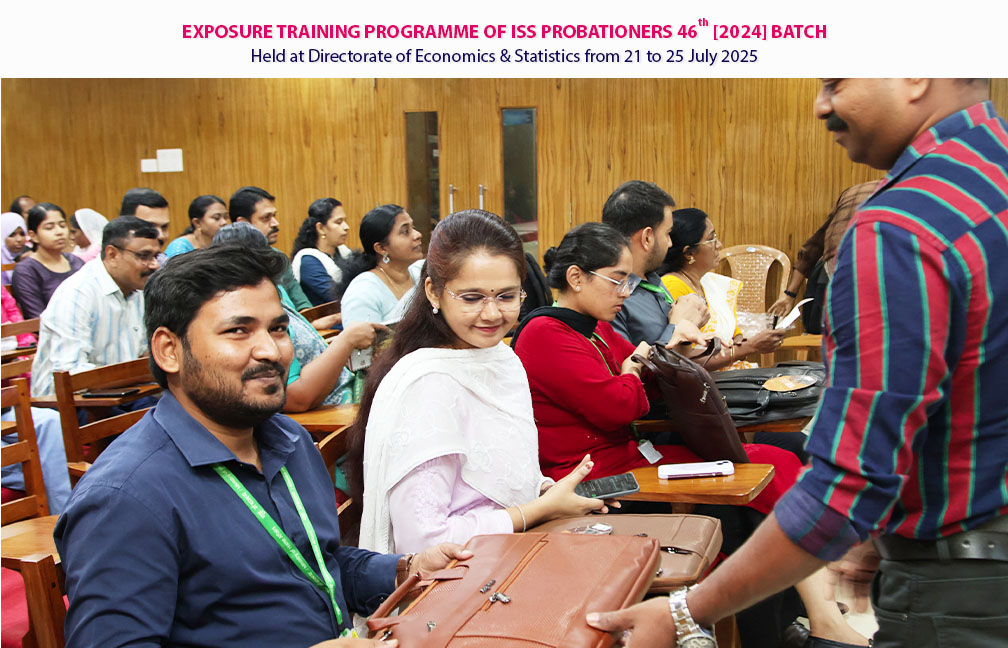 Exposure training of probationers of ISS 2024 batch held at Directorate on 21-07-2025.