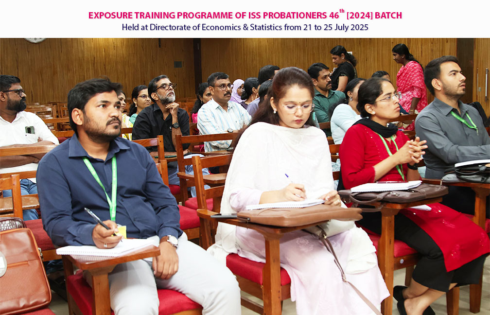 Exposure training of probationers of ISS 2024 batch held at Directorate on 21-07-2025.