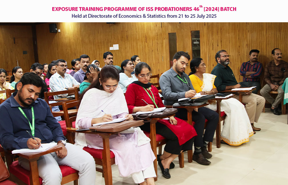 Exposure training of probationers of ISS 2024 batch held at Directorate on 21-07-2025.