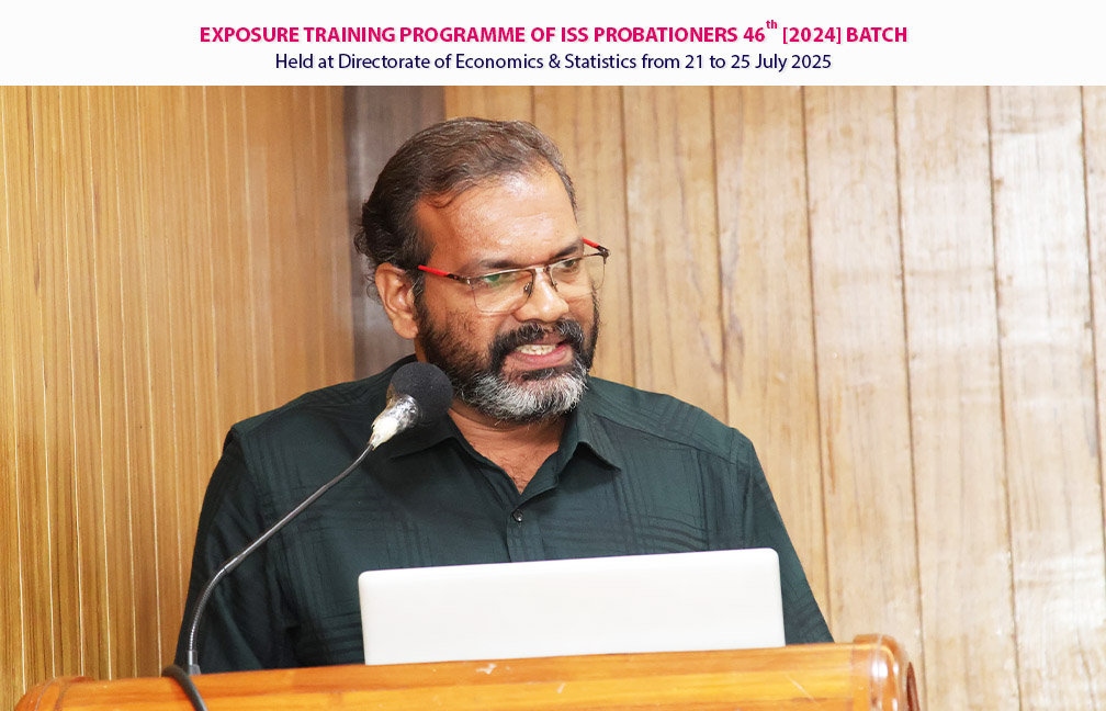 Exposure training of probationers of ISS 2024 batch held at Directorate on 21-07-2025.