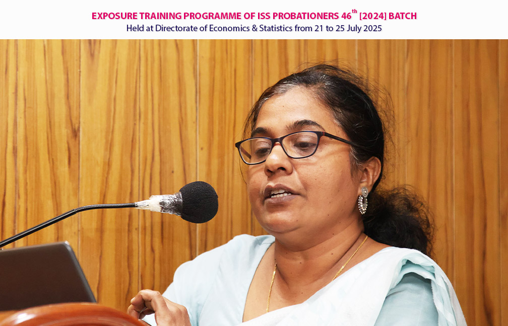 Exposure training of probationers of ISS 2024 batch held at Directorate on 21-07-2025.