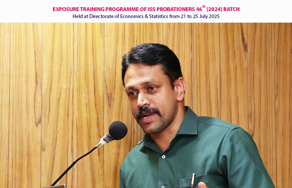 Exposure training of probationers of ISS 2024 batch held at Directorate on 21-07-2025.