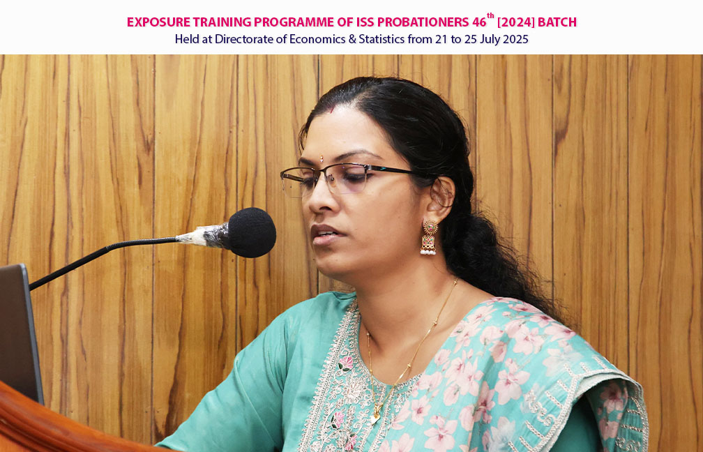 Exposure training of probationers of ISS 2024 batch held at Directorate on 21-07-2025.