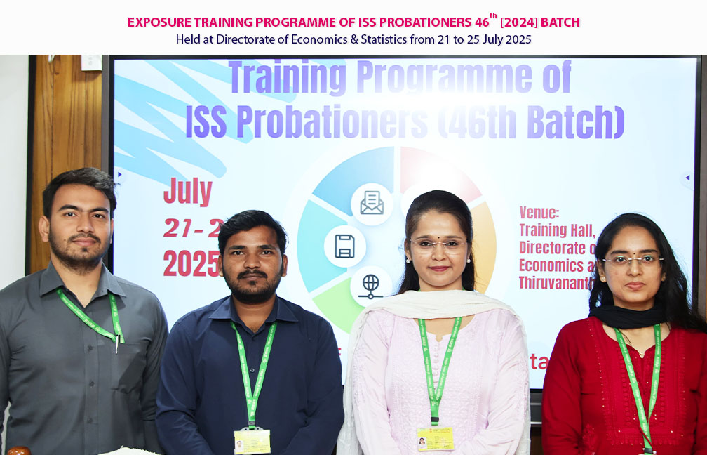 Exposure training of probationers of ISS 2024 batch held at Directorate on 21-07-2025.