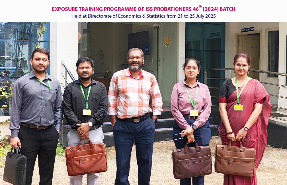 Exposure training of probationers of ISS 2024 batch. Visit to SASA annd KSSC on 23-07-2025.
