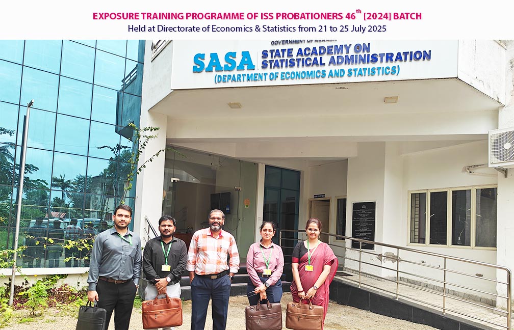 Exposure training of probationers of ISS 2024 batch. Visit to SASA annd KSSC on 23-07-2025.