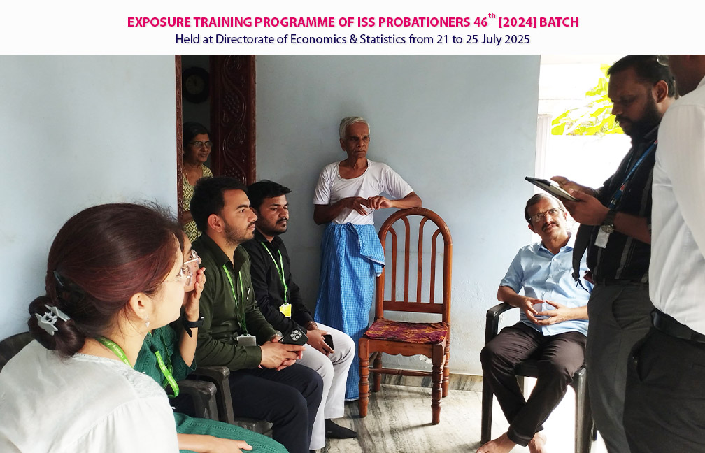 Field visit of ISS probationers held on 22-07-2025 in Thiruvananthapuram district.