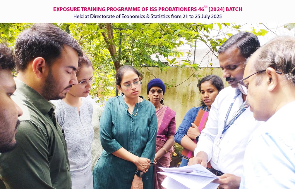 Field visit of ISS probationers held on 22-07-2025 in Thiruvananthapuram district.