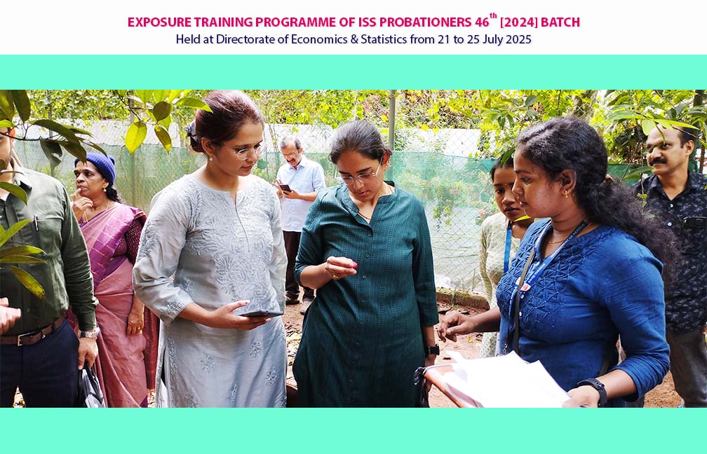 Field visit of ISS probationers held on 22-07-2025 in Thiruvananthapuram district.