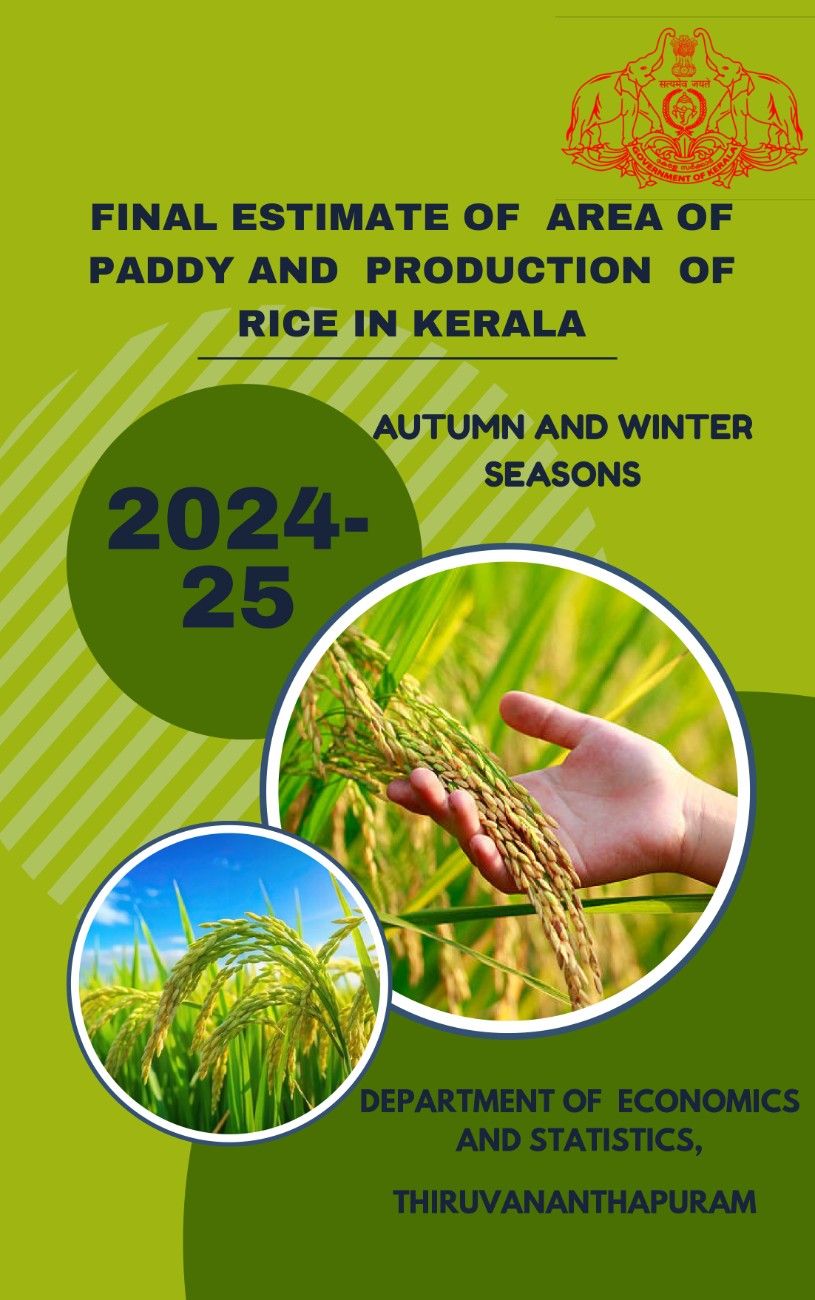 Final Estimate of Area and Production of Paddy 2024-25 Autumn & Winter Seasons
