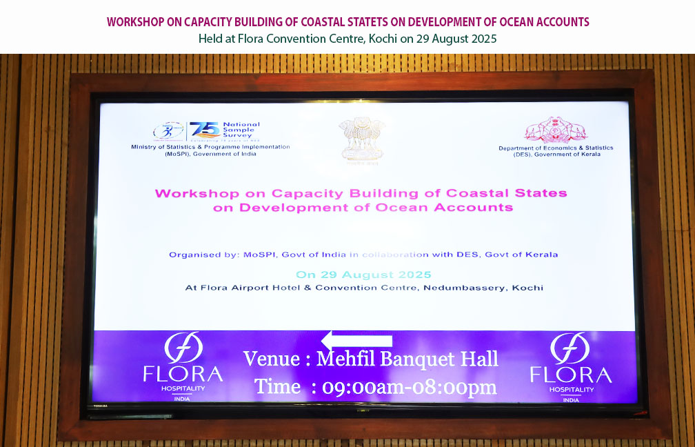 National Workshop on Ocean Accounts organised by MoSPI & DES Kerala at Kochi on 29-08-2025