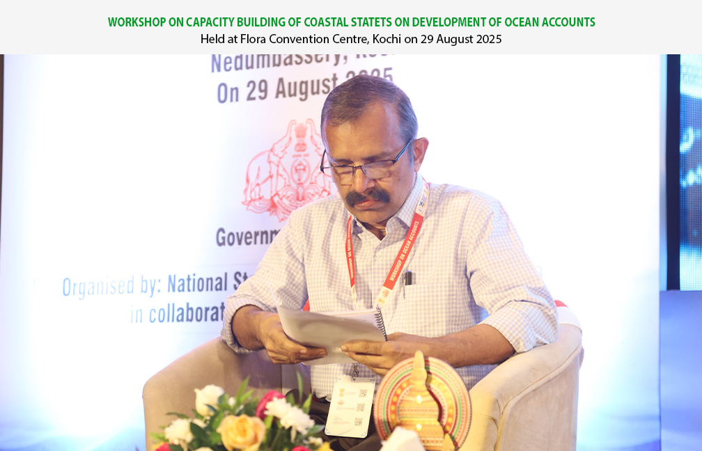 National Workshop on Ocean Accounts organised by MoSPI & DES Kerala at Kochi on 29-08-2025