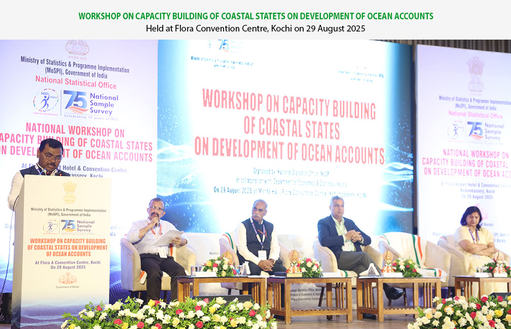 National Workshop on Ocean Accounts organised by MoSPI & DES Kerala at Kochi on 29-08-2025