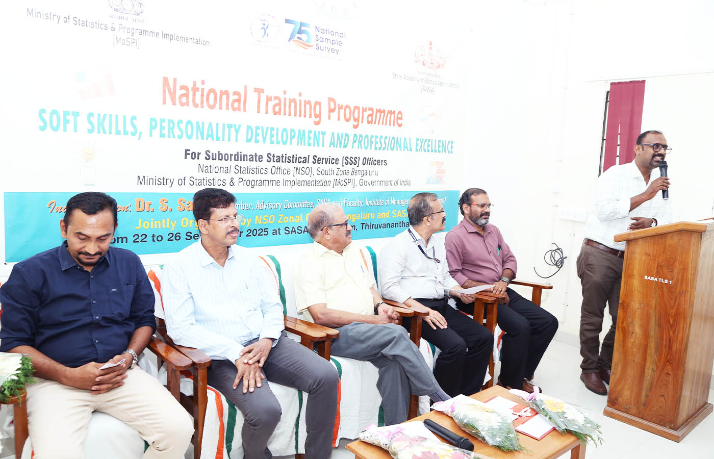 Training Programme on Soft Skills for Subordinate Statistical Service Officers held at SASA from 22 to 26 Sept 2025