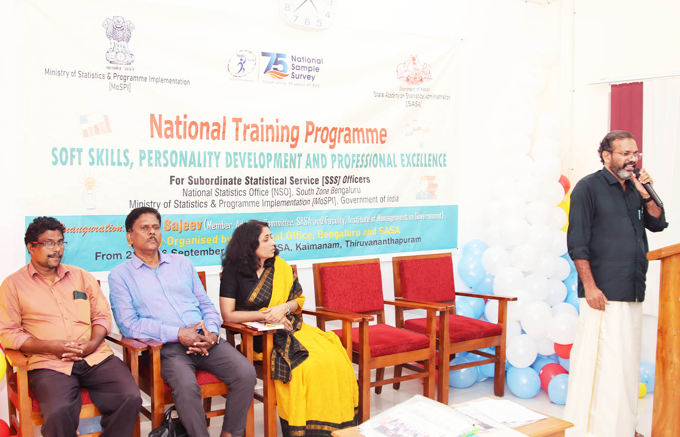 Training Programme on Soft Skills for Subordinate Statistical Service Officers held at SASA from 22 to 26 Sept 2025