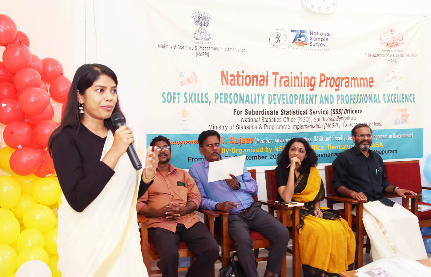 Training Programme on Soft Skills for Subordinate Statistical Service Officers held at SASA from 22 to 26 Sept 2025