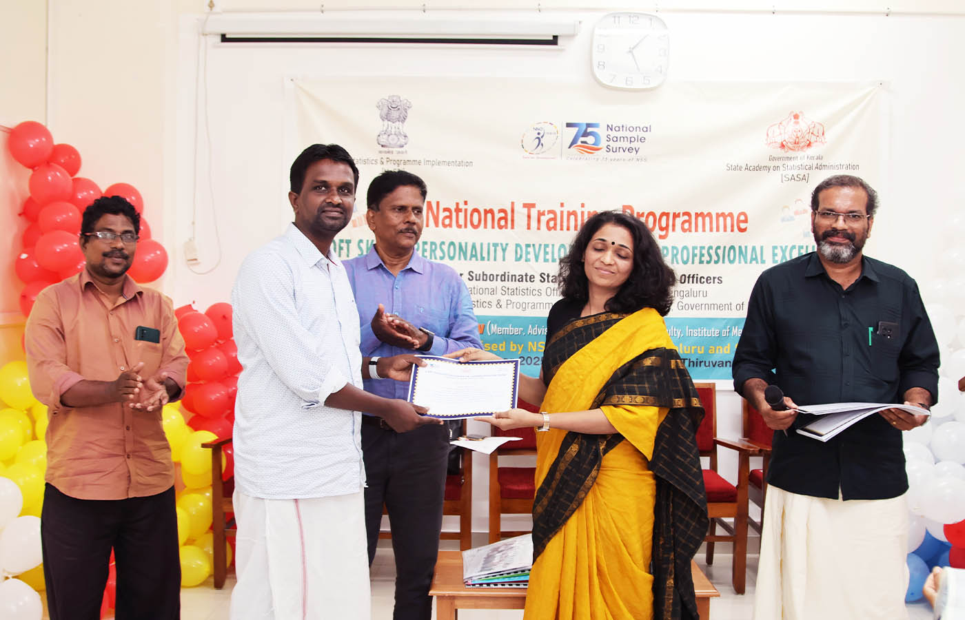 Sri. B Victor Livingston, Senior Statistical Officer, NSO Regional Office, Chennai, Tamil Nadu.