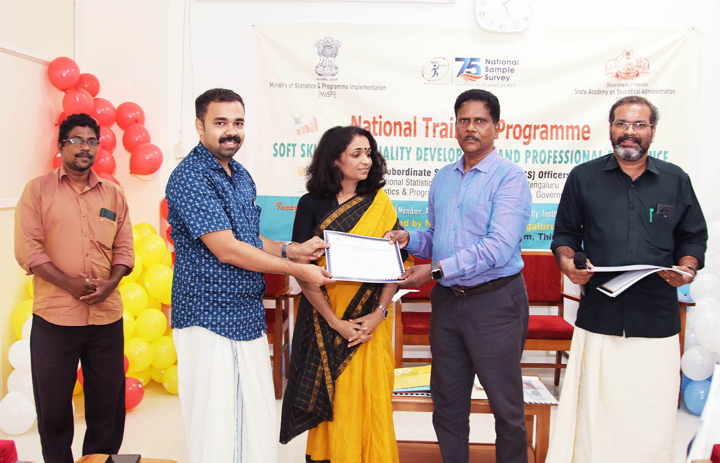 Sri. Jishnu J Das, Senior Statistical Officer, NSO Sub Regional Office, Virudhunagar, Tamil Nadu.