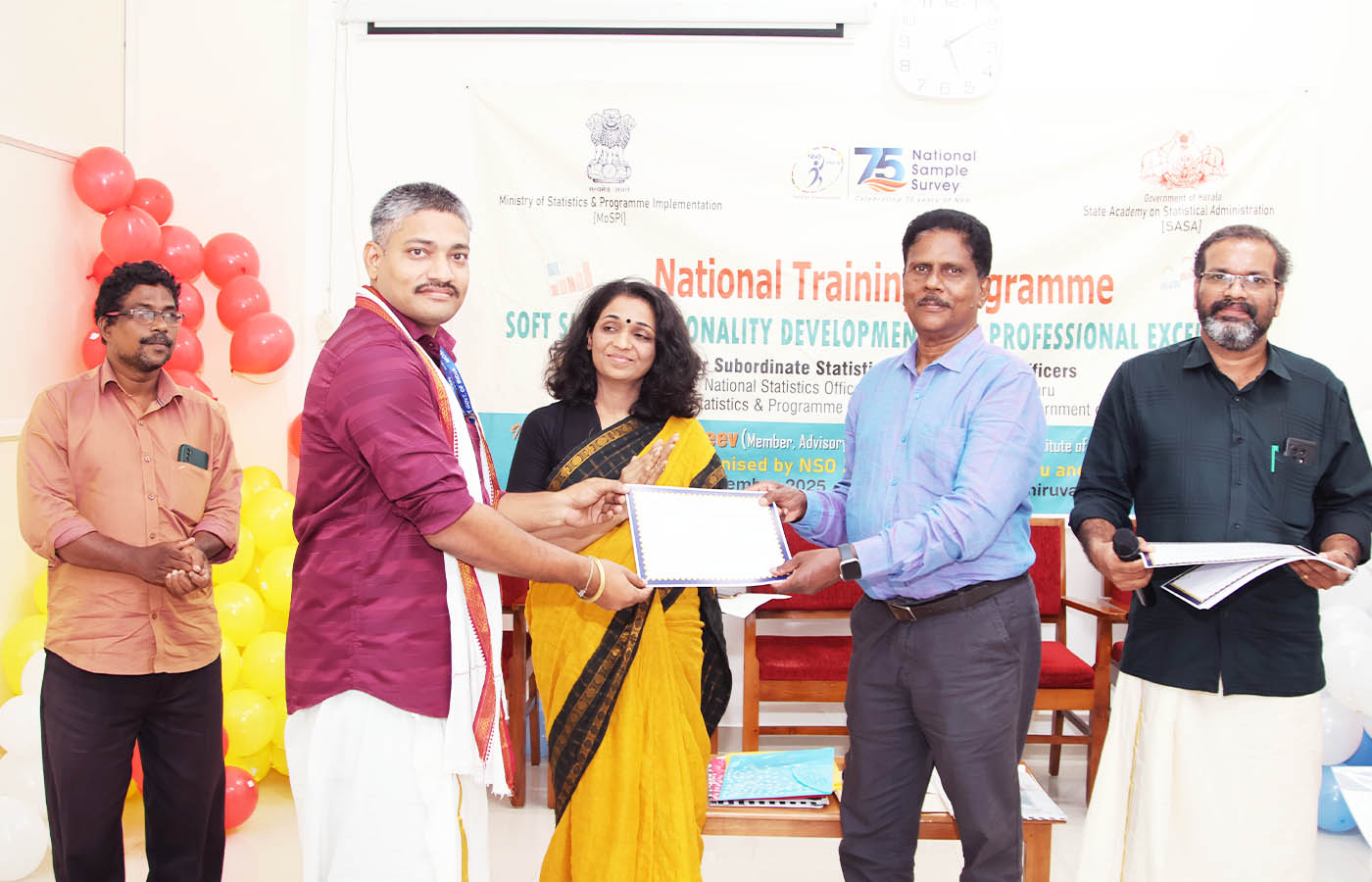 Sri. Y Chandraverma, Senior Statistical Officer, NSO Sub Regional Office, Guntur, Andhra Pradesh.