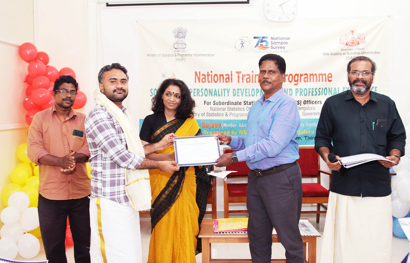 Sri. Vikky Kumar, Junior Statistical Officer, NSO Sub Regional Office, Bellary, Karnataka.