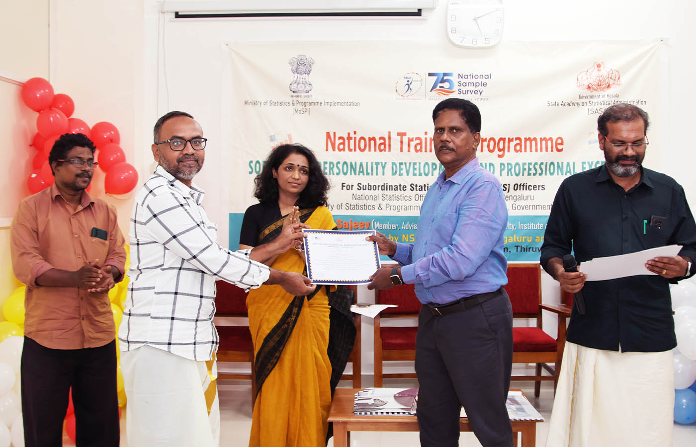 Sri. P Rajesh, Junior Statistical Officer, NSO Regional Office, Hyderabad, Telangana.