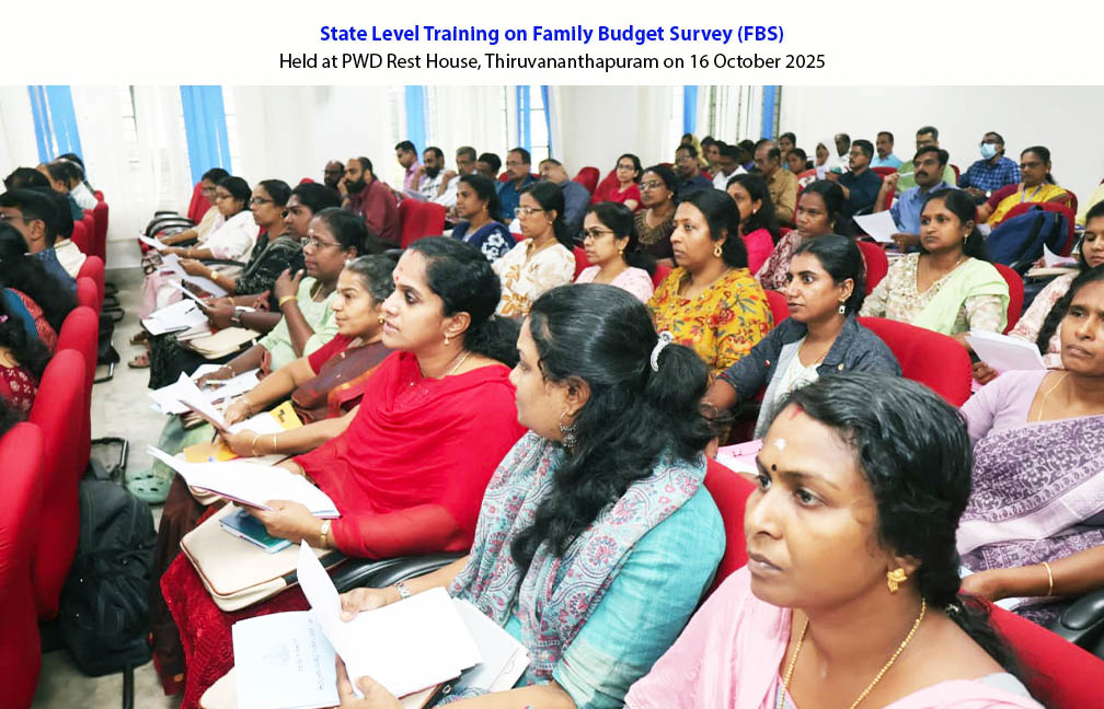 Training Programme on Family Budget Survey 2025-26 held at Thiruvananthapuram on 16-10-2025.