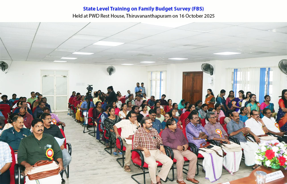 Training Programme on Family Budget Survey 2025-26 held at Thiruvananthapuram on 16-10-2025.