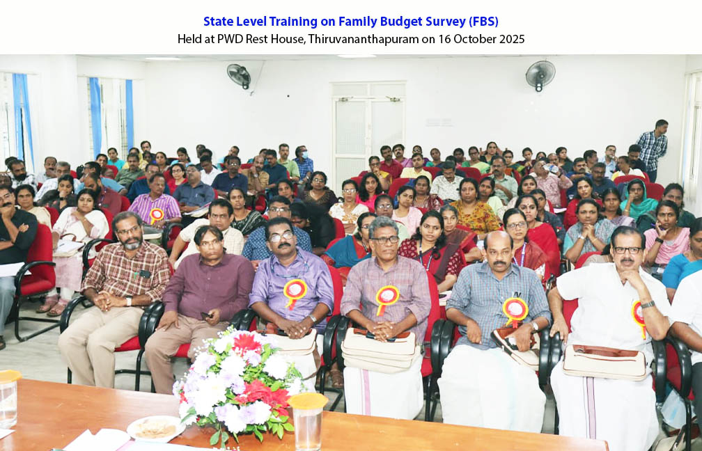 Training Programme on Family Budget Survey 2025-26 held at Thiruvananthapuram on 16-10-2025.