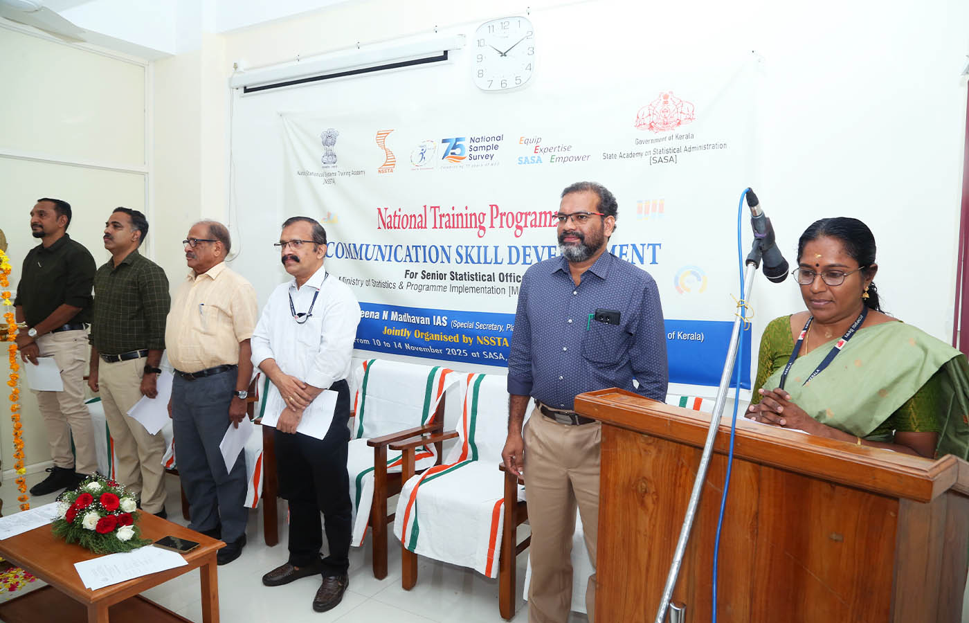 National Training on Communication Skill Deveopment for SSS cadre officers of MoSPI held at SASA from 10 to 14 Nov 2025.