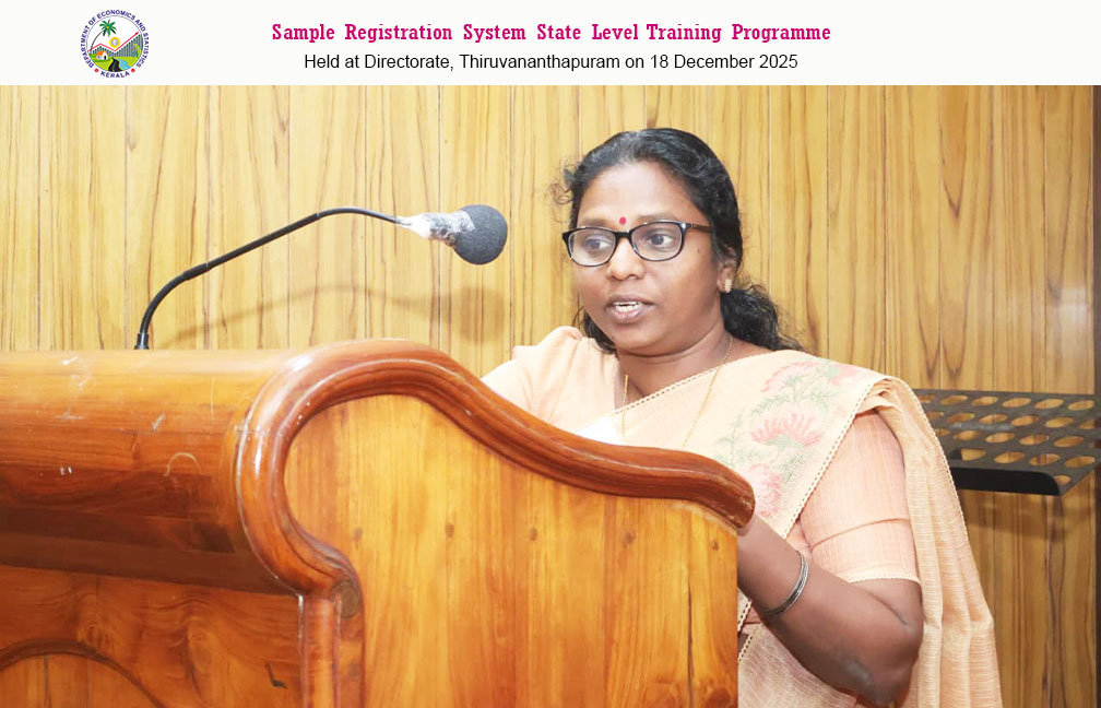 Refresher Training Programme on Sample Registration System held at the Directorate on 8 Dec 2025.
