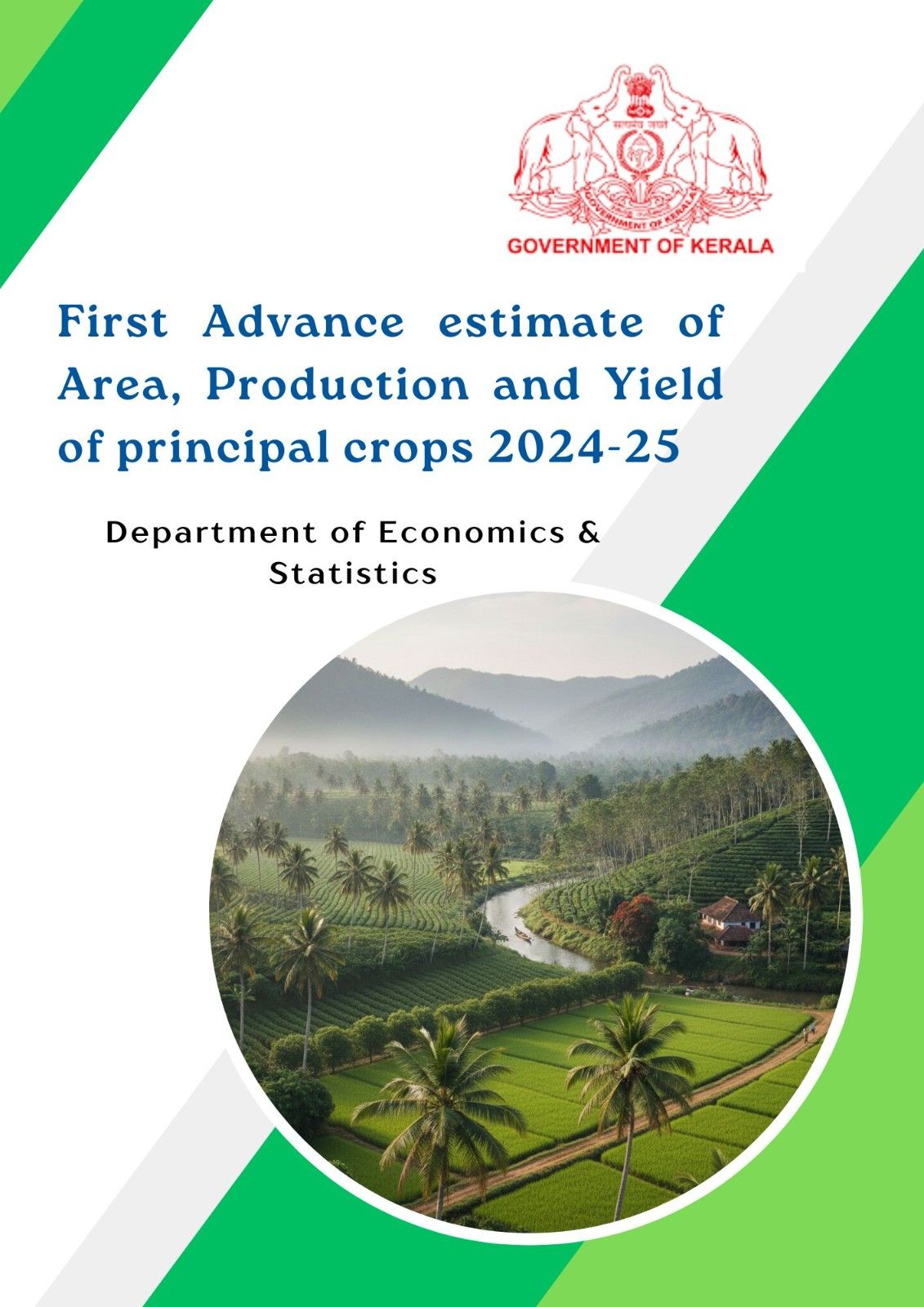 First Advance estimate of Area, Production and Yield of principal crops 2024-25