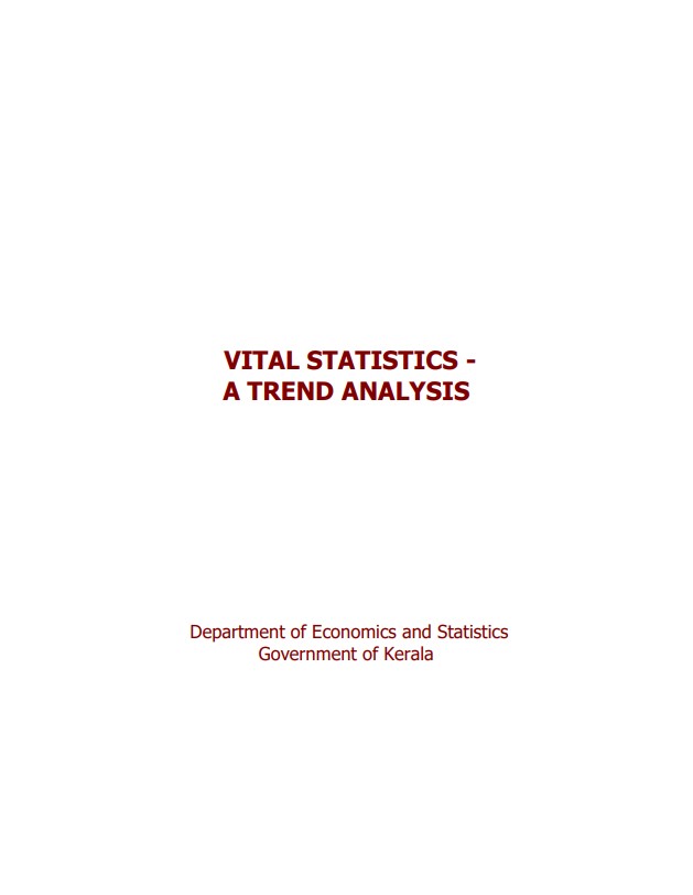 Annual Vital Statistics - A Trend Analysis 