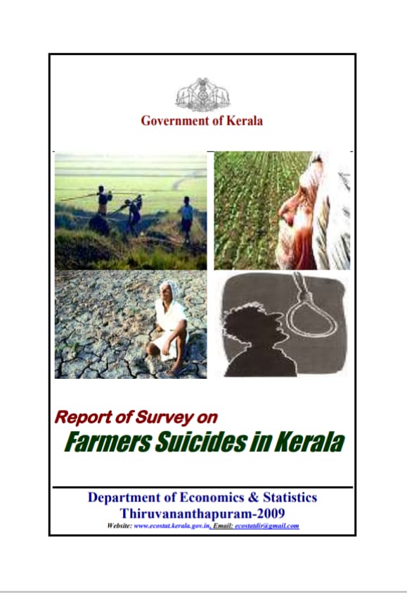 Report of Survey on Farmers Suicides in Kerala