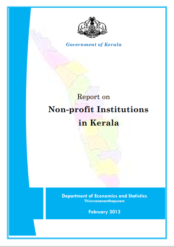 Report on Non profit institutions in Kerala